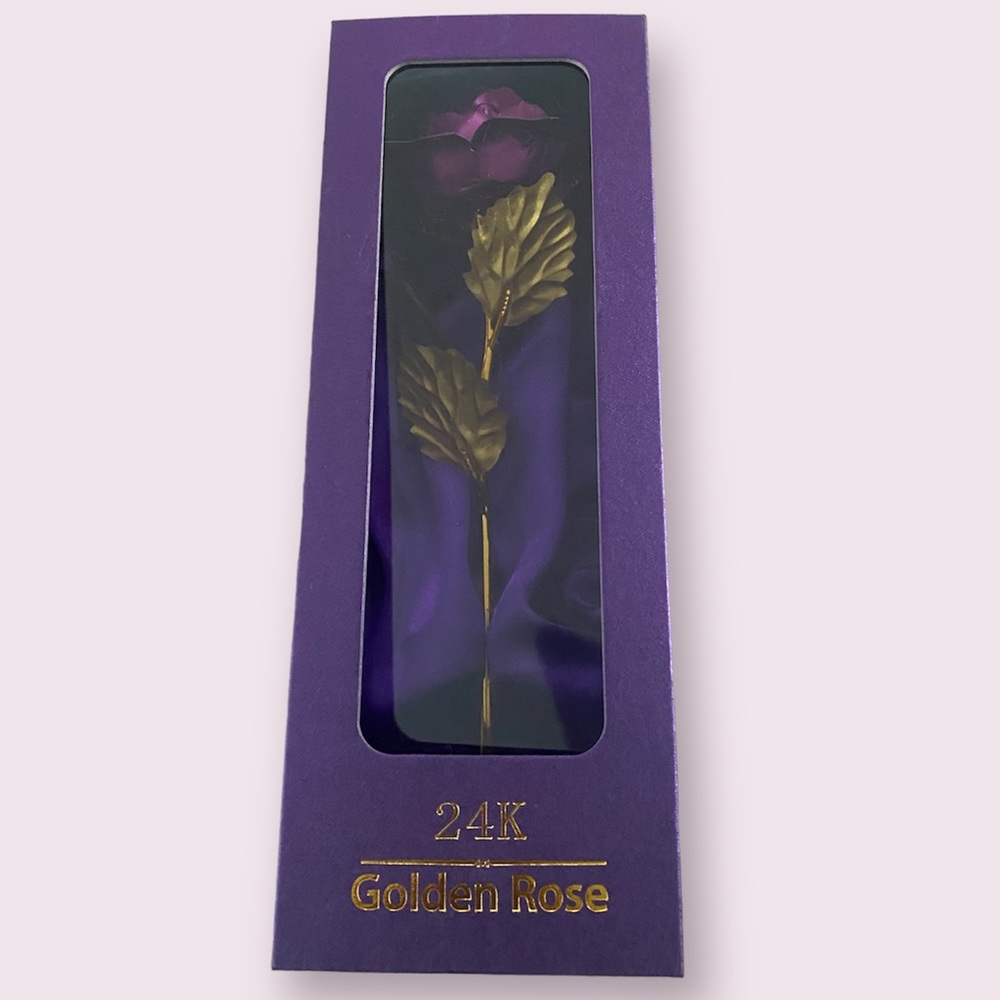 24K Golden Rose
